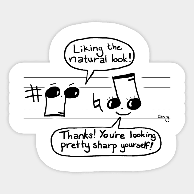 Musical Compliments Sticker by SterryCartoons